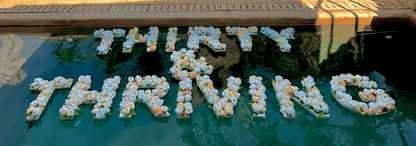 Floating Pool Letters