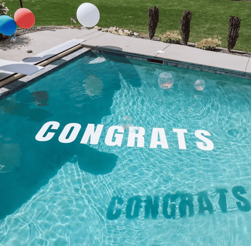 Floating Pool Letters