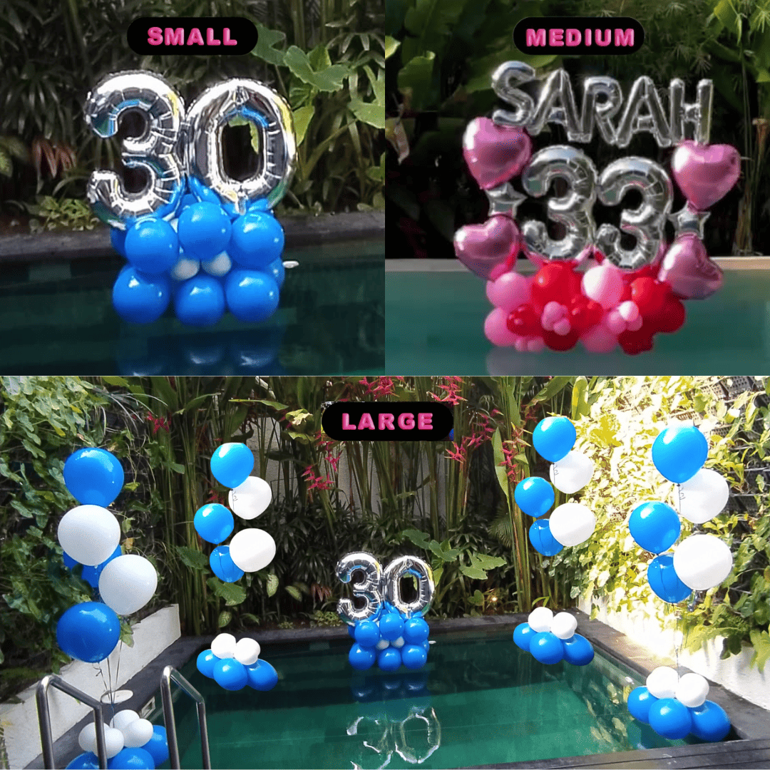 Balloon Pool Decorations 🎈💧