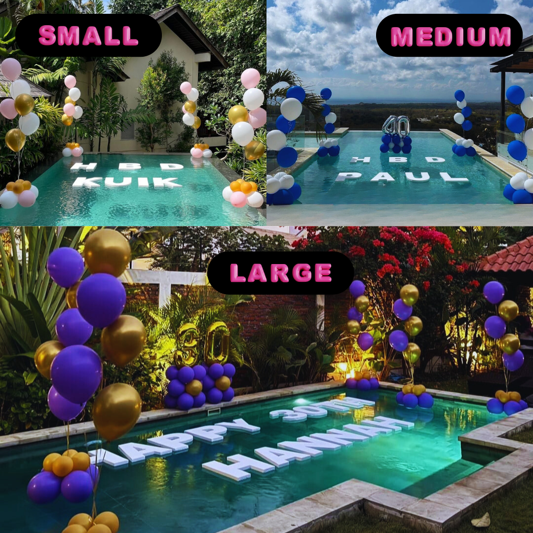 🌸🎈Pool Decorations