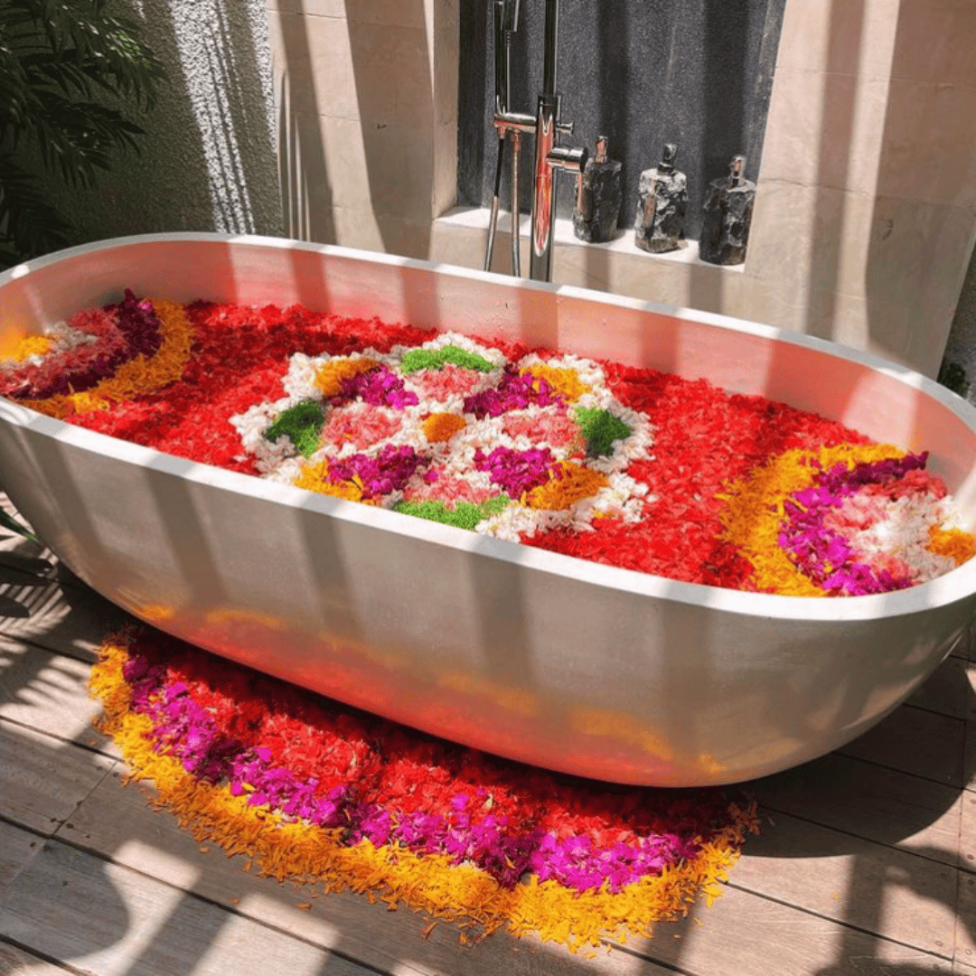 Flower Bathtub